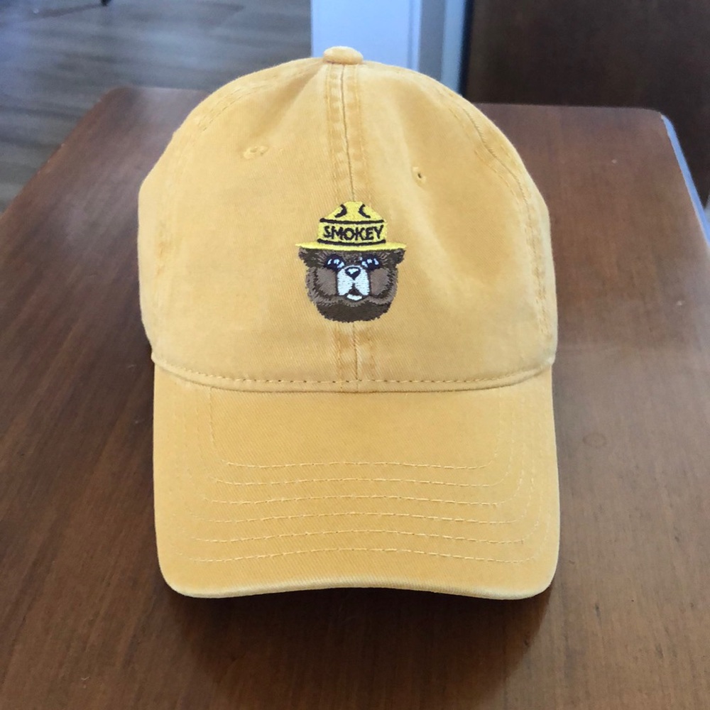 Smokey the bear baseball hat
